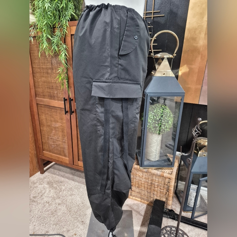 Black Cargo Pants - Picture 3 of 14